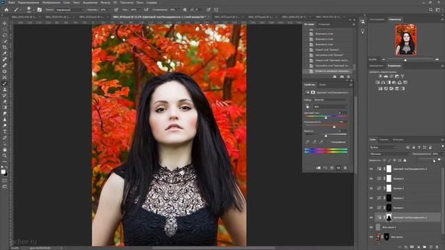 ОБРАБОТКА ПОРТРЕТА В ФОТОШОП #1 смотреть онлайн