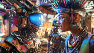 The Colorfuls - Future of us？ - AI ANIMATED SCI-FI ｜ Midjourney, Runway Gen 3