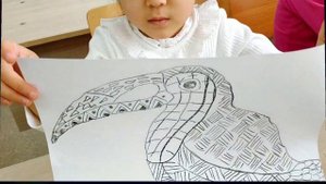 Рисование в технике «Дудлинг»  «Попугай».