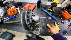 Купил и сразу разобрал BRP Summit g5 turbo (подготовка снегохода к зиме)