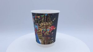 Стакан двухслойный 350мл «Зима со вкусом»