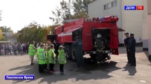 Смотр спецтехники для школьников. г. Павловск Воронежской обл