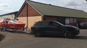 Moving AKROS rowing boat to the shiping depot at Burnham on Crouch.