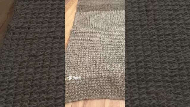 Коврик из джута.