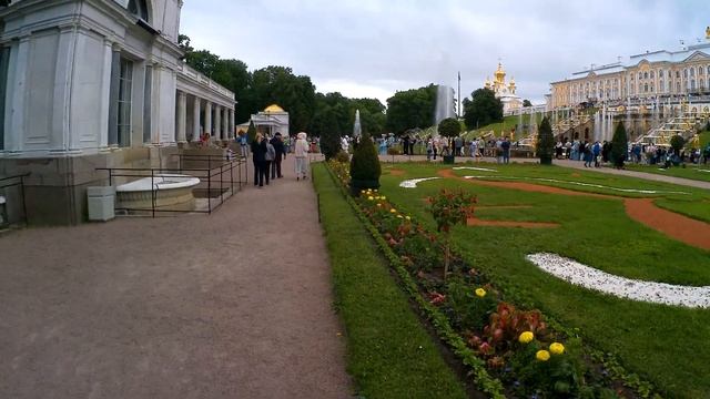 Петергоф июнь 2024. Нижний парк, большой каскад смотреть онлайн