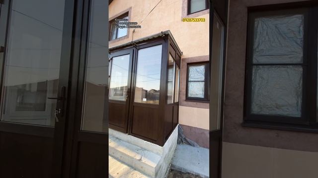Тамбур ПВХ Темный дуб. #тамбур