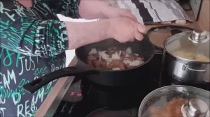 Готовим у дочери!Вкусный обед! Домашняя еда Кухня Рецепты