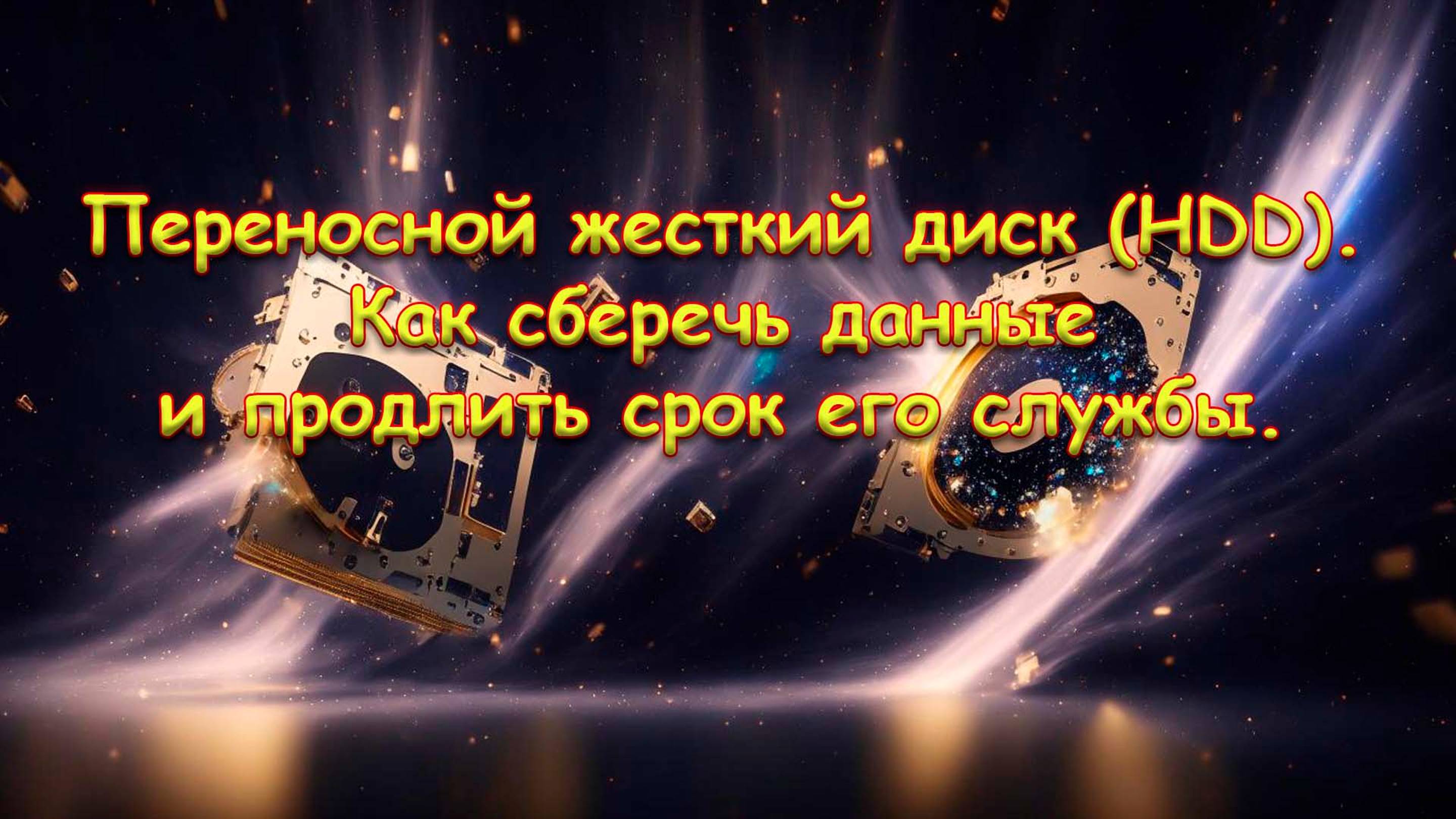 Переносной жесткий диск. Как сберечь данные и продлить срок его службы