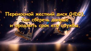 Переносной жесткий диск. Как сберечь данные и продлить срок его службы