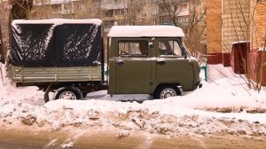 ЗАПУСК УАЗа В МОРОЗ. ВЕЗЕМ ДРОВА В ШАЛАШ