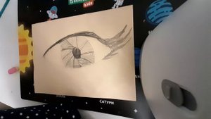 как использовать клячку (ластик который мнётся)...✏️🖍