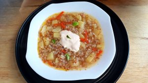 Очень вкусный гречневый суп Рецепт наваристого супа Это просто приготовить