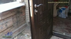 Короткий обзор объекта СтройТендерСервис. Замена окон на металлопластиковые. Входная дверь. Таганрог