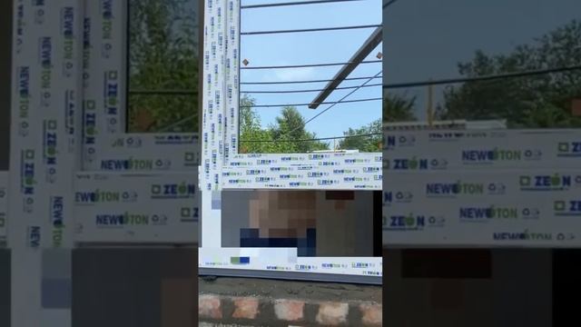 Комфуз на монтаже. Стекло с эффектом ЗЕРКАЛА. Разница с пакетом и без пакета. #монтажник #таганрог