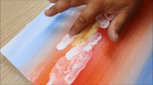 ЗАКАТ - Акриловая живопись! Уроки рисования для детей и родителей!