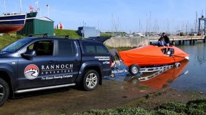 AKROS ocean rowing boat launch.