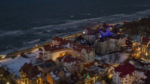 Зеленоградск, зимний вечер, часть 2