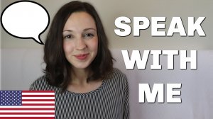 SPEAK WITH ME in English: Daily Conversation Lesson