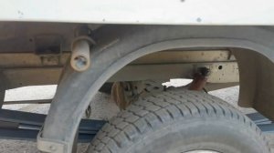 Установка трехлистовых рессор на Мерседес Спринтер/Фольксваген Крафтер с односкатными колесами