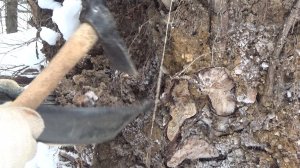 Выдолбил Золото из старого отвала древних старателей!