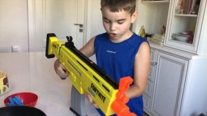ОБЗОР НА НЁРФ ФОРТНАЙТ СКАР NERF AR-L FORTNITE | legomannikita