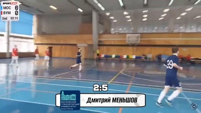 МосСтудФутзал. МОСГУ - ВУМО. Обзор матча. Чемпионат Москвы по мини-футболу среди вузов