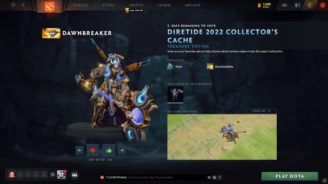 Diretide 2022 Collector's Cache смотреть онлайн