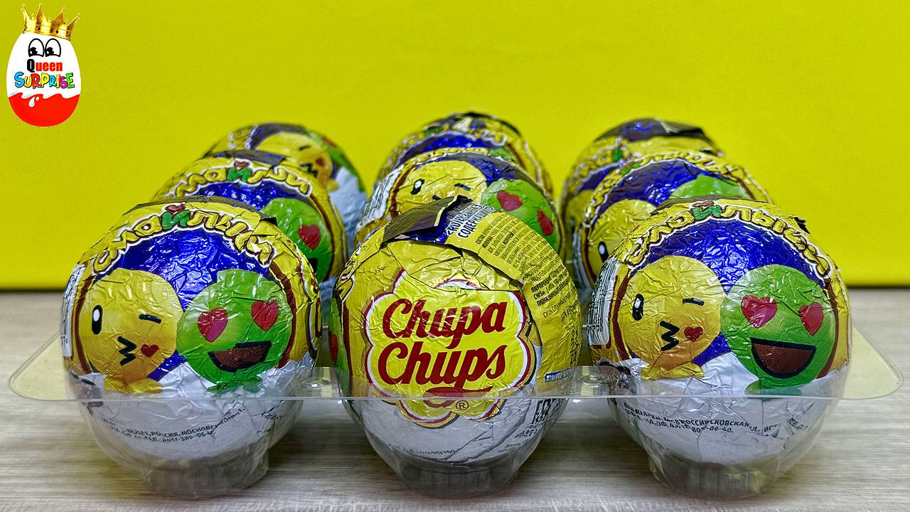 СЮРПРИЗЫ СМАЙЛЫШИ Chupa Chups! Игрушки 3Д, Kinder Surprise unboxing