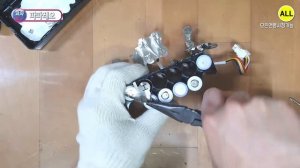 삼성 로봇청소기 배터리 분해하면 18650 리튬이온 cell 있지만 그냥 화가나요? (DJ96-00193E 모델 잘만들었네요)