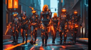 The Valkyroni Faction - Neon Heads - AI ANIMATED SCI-FI ｜ Midjourney, Runway Gen 3