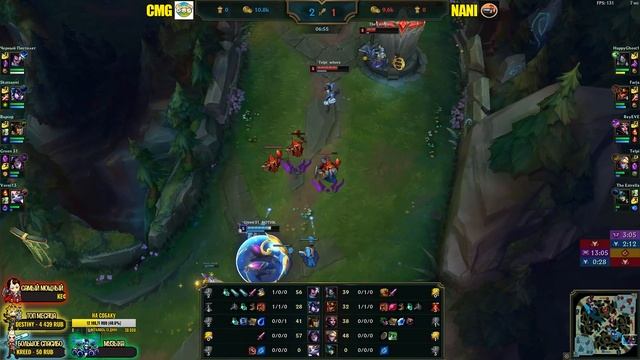 Команда CMG против NANI | Турнир Dream League | Лига Легенд смотреть онлайн
