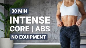 kaykay - 30 MIN INTENSE CORE WORKOUT  AB Routine  No Repeat  At Home  No Equipment