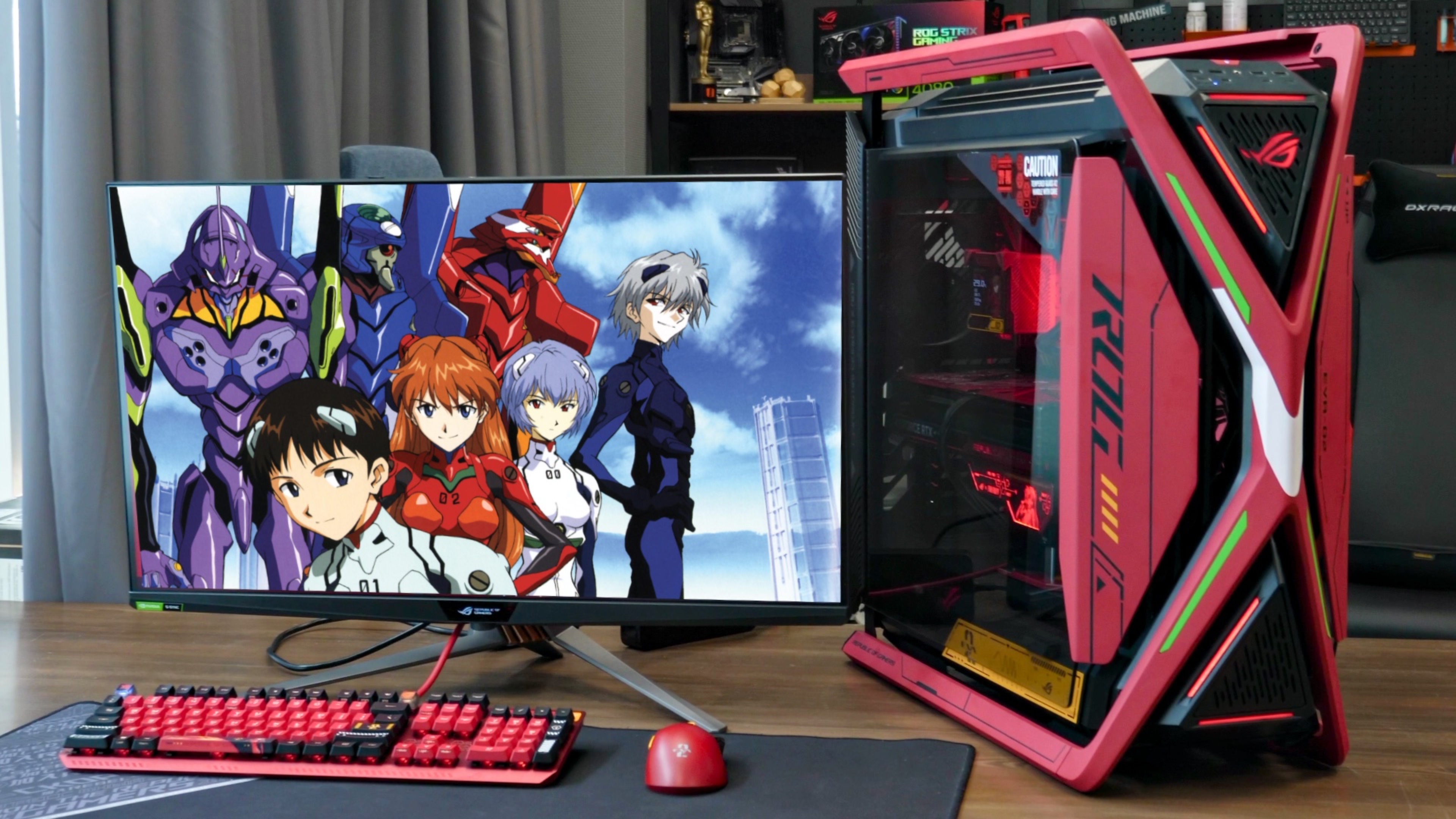 Игровой ПК ROG x EVANGELION: Снаружи и внутри