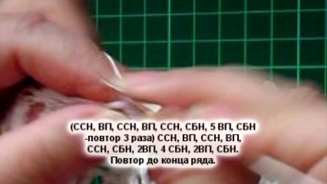 Ажурная вязаная салфетка. Вяжем крючком красивую салфетку.