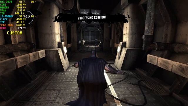 Batman Arkham Asylum: RTX 3070 - 9900KF 4.6GHz | 1440P