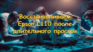Восстанавливаем Epson L110 после длительного простоя.