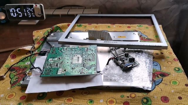 Ремонт монитора Samsung 720N смотреть онлайн