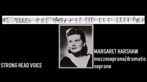 STRONG HEAD VOICE - Margaret Harshaw