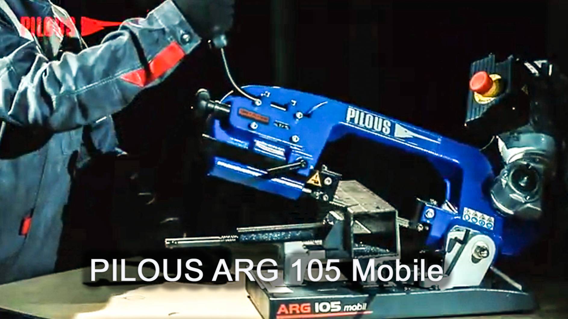 PILOUS ARG 105 Mobil - портативная модель ленточнопильного станка по металлу