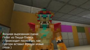 Вырезанные сцены из фильма Five Night's at Freddy's : Security Breach Minecraft Movie