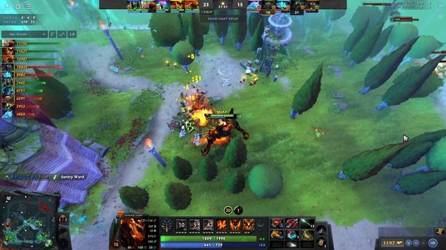 Shadow Fiend Dota Gameplay Miracle with SNY and 19 Kills смотреть онлайн