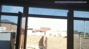 Остекление ламинированными окнами частного дома ЖК Андреевский. + полезный совет в конце видео.