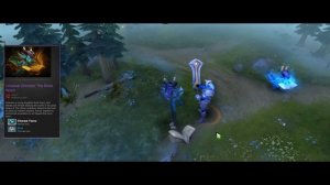 DotA2 - Unusual Grimoire The Book Wyrm (Ethereal Flame - Blue)