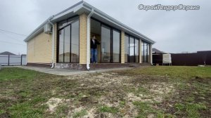 Alutech ALT 100. ￼ Остекление веранды частного дома ￼￼раздвижной алюминиевой системой. Обзор объекта