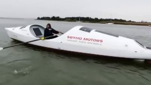 Весельная лодка К9.  Ocean row boat K9. Cентябрь 2013г.