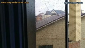 Остекление дома алюминиевыми окнами ALUTECH W62 с портальной дверью, внешней ламинацией и тонировкой