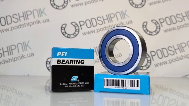 Подшипник PFI 6207 2RS C3 на комбайн CLAAS, FORTSCHRITT, Дон-1500, размер 35*72*17 смотреть онлайн