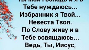 "ИЗБРАННИК Я ТВОЙ!" Слова, Музыка: Жанна Варламова