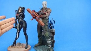 Unboxing e Review THE TRAPPER - game Dead by Daylight - O CAÇADOR Estátua de Terror Kotobukiya