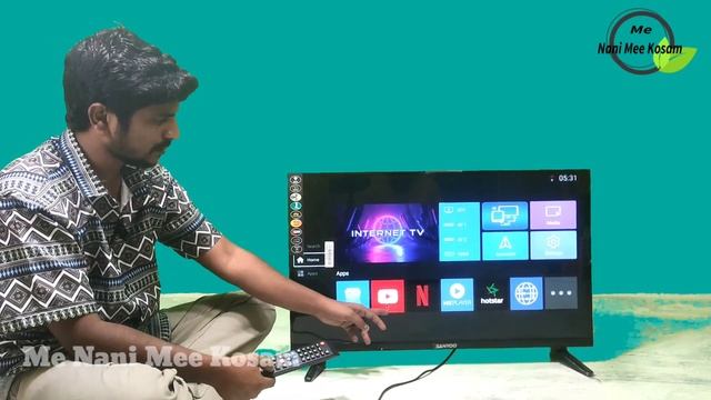 32 inches SANYOO TV 4K Smart TV Unboxing and first look #tv #samsung #sonytv @menanimeekosam смотреть онлайн